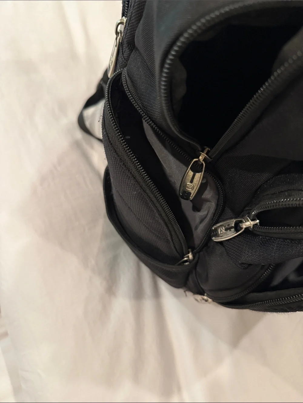 SwissGear Wenger Laptop Backpack Black ScanSmart Multi-Comp TSA